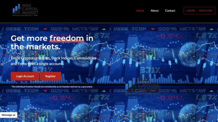 Maxcapitalmarket.com Scam Review