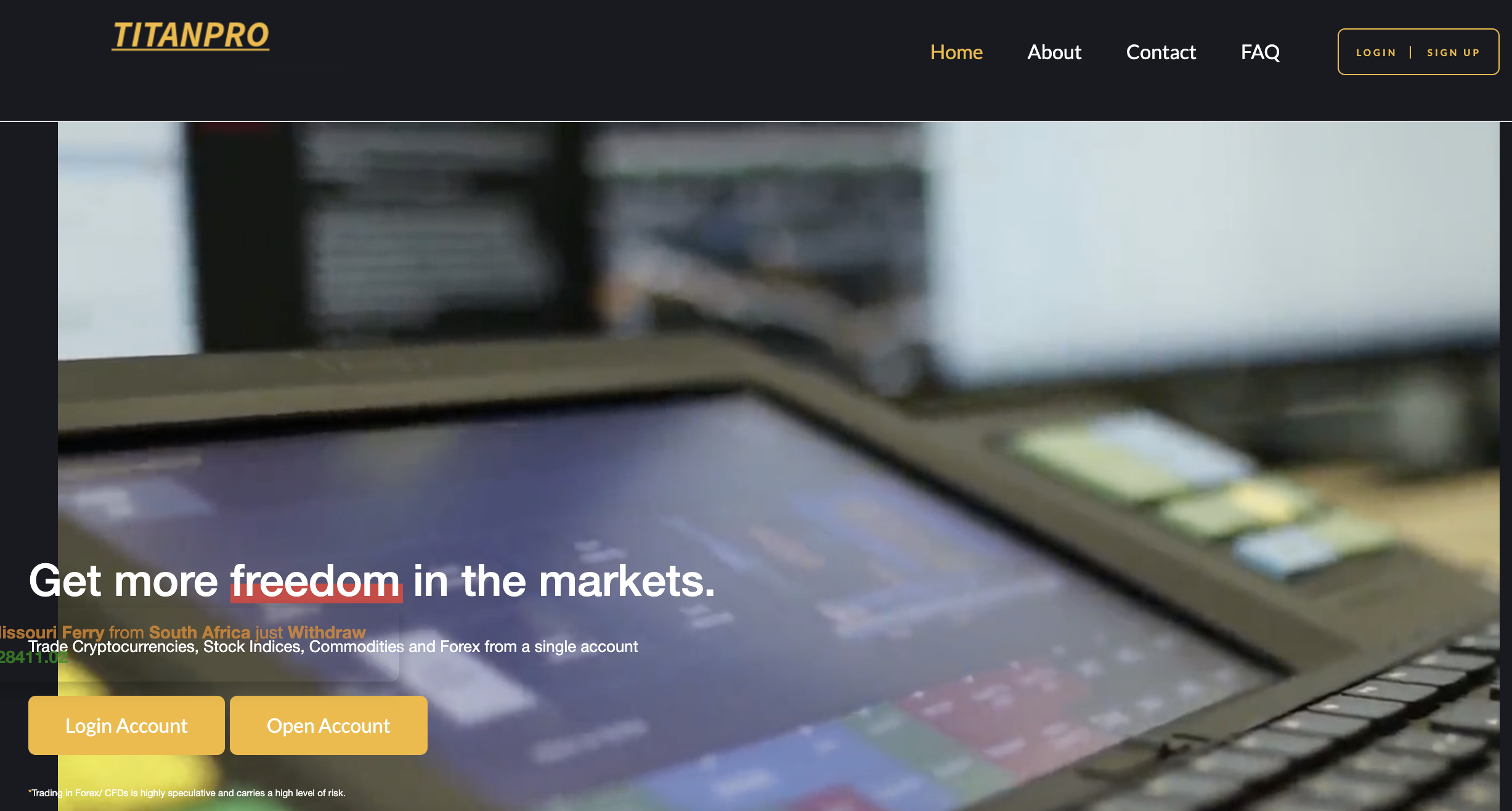 The Red Flags Behind Titanprotraders.top