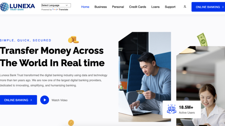 Lunexabanktrust.com Scam Review