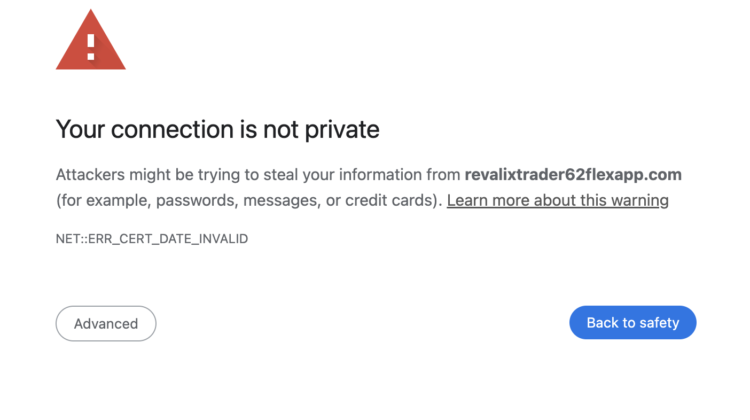 Revalixtrader62flexapp.com Exposed