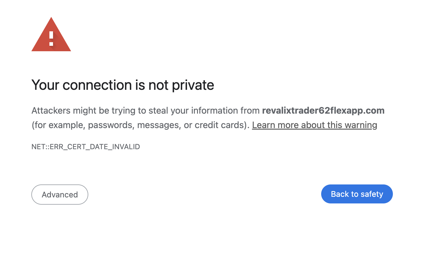 Revalixtrader62flexapp.com Exposed