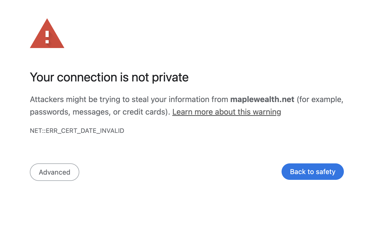 Maplewealth.net Scam Review