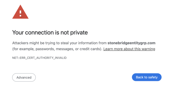 Stonebridgeentitygrp.com Exposed