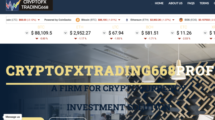 Cryptofxtradings668.com Scam Review