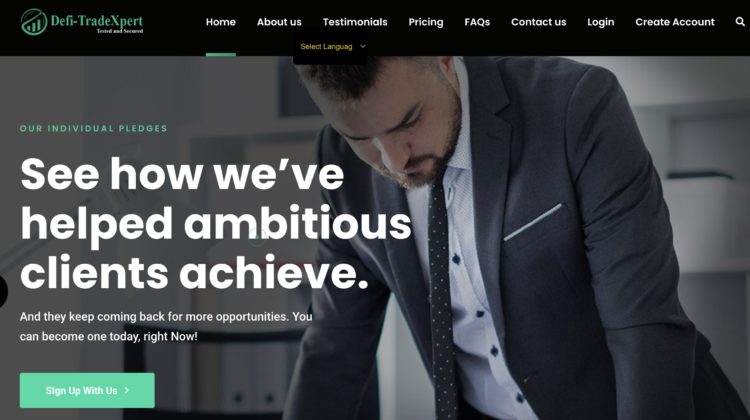 Defitradesxpert.com Under Scrutiny