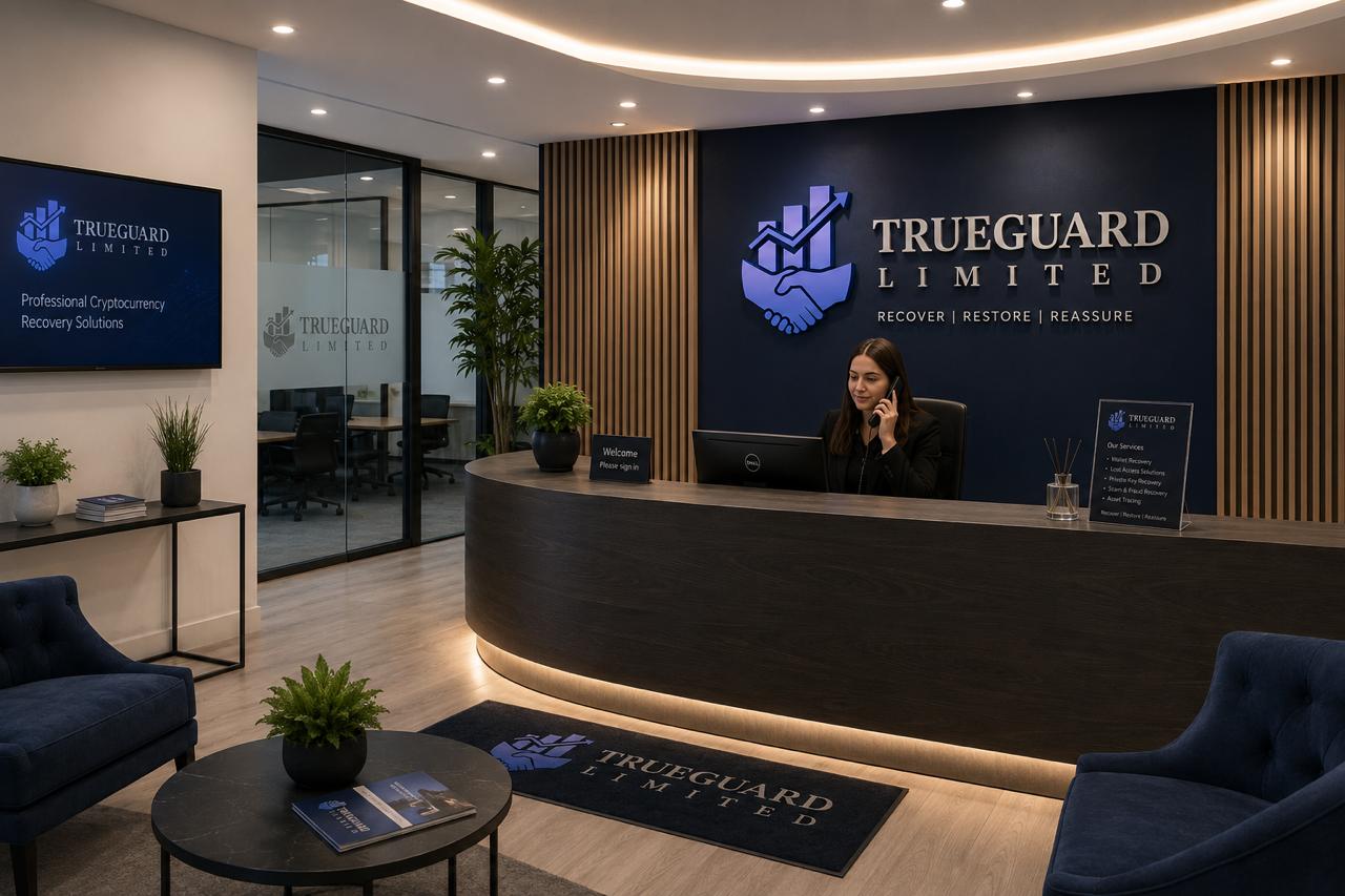 TrueGuard Limited reception - Farnham office